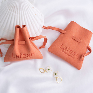 Microfiber Drawstring Earring Jewelry Packaging Candy Series Headphone Glass <b>Watch</b> Bracelet Microfiber Jewelry Pouch - Product Image 4