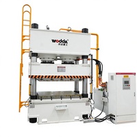 Presse hydraulique à quatre colonnes de 630 tonnes avec contrôle PLC, haute efficacité, composants essentiels pour roulements et moteurs