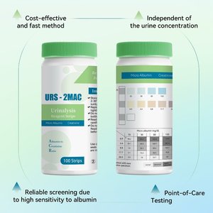 URS-2MAC Urine <strong>test</strong> <strong>Strips</strong> Detecting Creatinine and Micro <strong>Albumin</strong>
