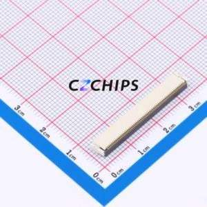 CAX-AFC24-60XIB-H2.0 FFC/FPC Connector SMD,P=0.5mm,Connector Flip Cover Type Double Side Contact / Top Bottom Contact 60P 0.5mm - Product Image 2