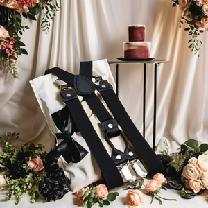 Reggicalze personalizzate con bretelle elastiche da sposa uomo migliore regalo di festa del papà regalo di <span class=keywords><strong>anniversario</strong></span> <span class=keywords><strong>per</strong></span> <span class=keywords><strong>lui</strong></span> - Product Image 3