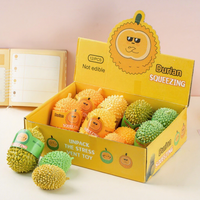 Mainan Remas Durian Bentuk Buah Gaya TikTok, Bola Anti Pecah Pereda Stres, Silikon Lembut, Anak-anak 7-14 Tahun, Unisex