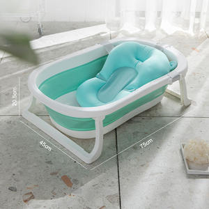 <span class=keywords><strong>Baignoire</strong></span> bébé multifonctionnelle en plastique <span class=keywords><strong>avec</strong></span> <span class=keywords><strong>coussin</strong></span>, <span class=keywords><strong>baignoire</strong></span> bébé portable de voyage <span class=keywords><strong>avec</strong></span> thermomètre, bide <span class=keywords><strong>pliable</strong></span> - Product Image 5