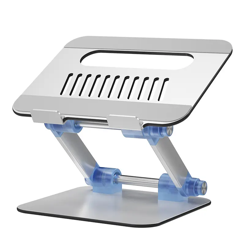 The new aluminum alloy is a 17-inch desktop notebook stand with button raising and folding adjustable computer base