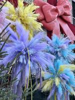 Penjualan laris 100cm bunga buluh warna-warni dekorasi pernikahan simulasi kembang api buatan Pampas kembang api pengaturan bunga