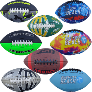 Balón de Fútbol Americano de Piel Sintética Personalizado de Fábrica, Tamaño 9, para Entrenamiento Juvenil - Product Image 6