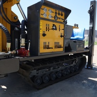 Machine de forage de puits d'eau domestique, foreuse pneumatique 150m 200m diesel pour usage agricole