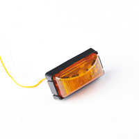 Feu de position latéral LED ambre ultra-compact 65 mm homologué CCC, 12V 24V, 8 P2, feu de gabarit jaune pour camion et remorque
