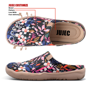 Scarpe Personalizzate per Infermiere, Sandali, <span class=keywords><strong>Ciabatte</strong></span>, Zoccoli in Tela OEM, Mules, Mezze Sneaker, Scarpe da Donna con Punta Larga - Product Image 1