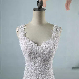 Abito da Sposa Personalizzato ZJ9076 Stile Ball Gown con Spalline Sottili in Tulle Bianco Avorio per Matrimoni 2025 - Product Image 3