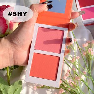 พาเลทบลัชครีม 2 สี เม็ดสีแน่น สูตรสมุนไพรธรรมชาติ กันน้ำ บำรุงผิว ไม่ทดลองกับสัตว์ ปราศจากกลูเตน ขนาดพกพา เนื้อแมท - Product Image 3