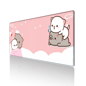 Phim Hoạt Hình Dễ Thương Chuột Lớn Pad Cao Su Không Trượt Vải Bề Mặt Có Thể Giặt Cạnh Bị Khóa Bàn Mat Cho Chơi Game Và Văn Phòng - Product Image 6