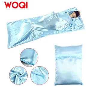 Hostel Woqi Portable Lightweight Sleeping Bag Hostel Travel Inner Sheet Sleep Sack