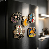 Magnet Kulkas Logo Kustom Kosong, Magnet Kulkas Suvenir Teks Huruf Kustom