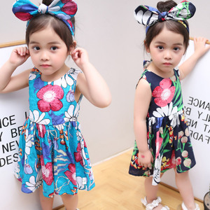 Última Producción de Vestidos de Noche para Niñas Pequeñas con Diadema, Estilo Indio, para Verano, Compra Directa de Proveedor Chino - Product Image 3