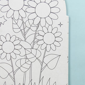 Promosyon prenses çocuklar etkinlik kitabı gökkuşağı boyama kitap baskı ciltli - Product Image 5