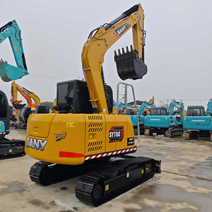 Nouvelle pelle sur chenilles de 7,5 tonnes SY75C, la pelle compacte la plus vendue avec moteur Isuzu pour la construction - Product Image 2