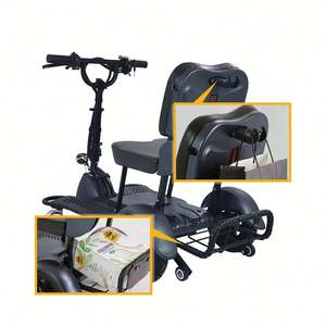 Patinete de movilidad de 3 ruedas 48V, <span class=keywords><strong>Scooter</strong></span> cerrado con ruedas para Elly, venta todoterreno, Personal, potente, orgullo, silla de ruedas al aire libre, China - Product Image 6