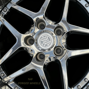 168 Özelleştirilmiş 2 Parçalı Parlak Dövme Alaşım Jant Gümüş Kaplama ve İçbükey Tasarım Boyutları 5x114.3 5x120 6x139.7 bmw Z3 G80 için - Product Image 4