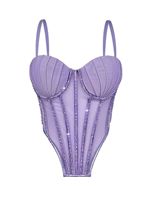 Nouveau Corset Plissé 2026 avec Strass et Maille, Top Bustier de Luxe pour Femme, Gaine Amincissante Faja Colombiana Grande Taille, Lingerie Sculptante Élégante