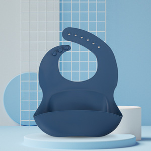 Bavaglino in Silicone Personalizzabile di Alta Qualità per Neonati, Bavaglini in Mussola di Design con Raccogli-Salatini, Servizio OEM Disponibile - Product Image 6