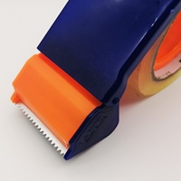 Vente chaude en gros, prix d'usine bon marché, pistolet à ruban adhésif manuel de bureau, ensemble de distributeur de ruban adhésif d'emballage, rouleau de 2 pouces de largeur, coupe-ruban en plastique