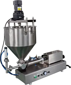 Machine de remplissage semi-automatique en pâte liquide miel détergent savon sauce piment huile beurre d'arachide