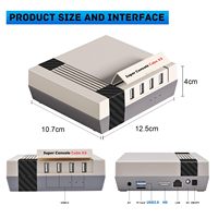 Consola de Videojuegos Retro Super CUBE X3 EmuElec 4.5/Android 9/CoreE 8K con Más de 100000 Juegos Usados, Compatible con Formato FC, Memoria de 128GB/256GB