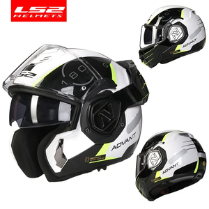 Casco de Motocicleta Modular LS2 con Certificación ECE/DOT, Doble Visor Abatible, Lente Integrada, Cierre Rápido FF906 - Product Image 6