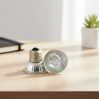 Lampe chauffante UVA UVB 3.0 pour reptiles, ampoules halogènes 25W/50W/75W en alliage d'aluminium pour tortues et lézards