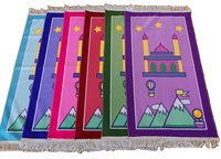 Tapis musulman pliable, Design personnalisé, cadeau islamique, tapis de prière éducatif pour enfants, tapis pour musulman