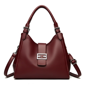High Quality <strong>Ladies</strong> Handbag New Solid Color Fashion Shoulder Tote Bag with Zipper Closure Chain Decoration for Daily Shopping - Product Image 6