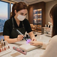 Mini perceuse à ongles rechargeable Zeal Shine en forme de stylo, machine de manucure, lampe UV pour retirer et façonner les ongles, durcissement rapide du gel