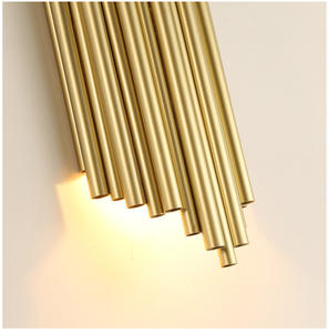 New Style Creative Wall <b>Lighting</b> Hotel Lobby Bedroom <b>Living</b> <b>Room</b> Stairs Hallway Art Gold Wall Lamp - Product Image 5