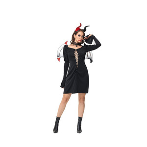 Nouvelle Robe de Sorcière Sexy Halloween 2026, Costume de Diable à Bretelles pour Femme, Tenue de Scène et de Fête pour Jeu de Rôle - Product Image 4