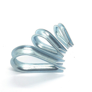 ปลอกเหล็กกล้าคาร์บอนชุบสังกะสีสำหรับเชือกลวดเหล็ก ขนาด M3 ถึง M45 รองรับงานหนัก ใช้สำหรับเชื่อมต่อทางกล  สามารถปรับแต่งได้ - Product Image 2