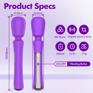 Kadınlar için Güçlü El Tipi Vücut Vibratörü Seks Oyuncağı - Product Image 6