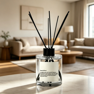 Coffret Cadeau Diffuseur d'Arômes Premium Longue Durée Noir pour Maison et Hôtel avec Emballage Personnalisé et Huile pour Diffuseur à Bâtonnets - Product Image 4
