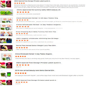 瘦身草药配方自有品牌十大销售Eternalelinor瘦身茶 - Product Image 6