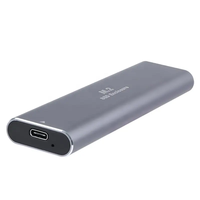 알루미늄 USB3.1 Type-C to M.2 NVME/SATA SSD 박스 2 테라바이트 외장 하드 디스크 박스 Mac PC 휴대 전화