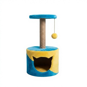 Arbre à chat Amistar Honey Classic en jute écologique de haute qualité avec plusieurs niveaux pour toutes les races et tailles de chats - Product Image 1