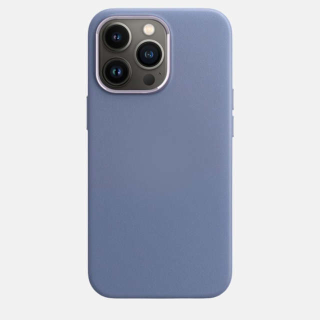 Mount Yanzhi Customized Logo Premium Pebble Leather RFID Protection Fashion Mobile Phone Case Magnetic Wrapped Edge All Seasons