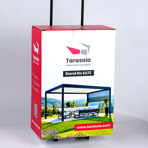 Custom Retail Shop Pop Up Packaging Paper Display Trolley Box