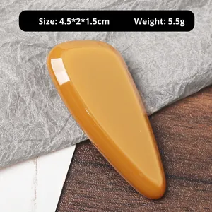 Stylish Versatile Retro Side Fringe Clip Sweet <strong>Cool</strong> Leopard Print Acetate Duckbill <strong>Hair</strong> <strong>Accessory</strong> for Parties - Product Image 6