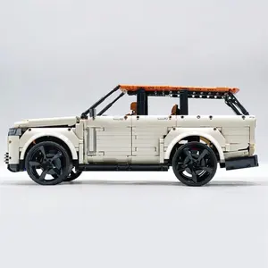 <span class=keywords><strong>KBOX</strong></span> 10512, Bloques de Construcción de Coche de Carreras Todoterreno, Juguete de Ensamblaje de Ladrillos, Regalo de Navidad para Niños y Adultos - Product Image 3