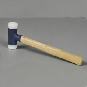Martello per installazione con testa in nylon, manico in legno <span class=keywords><strong>di</strong></span> <span class=keywords><strong>noce</strong></span> e impugnatura testurizzata, utensile manuale per fai da te - Product Image 1