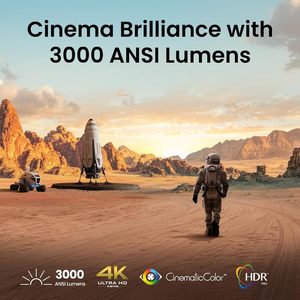 Proyector Doméstico TK705i 1080P HDR |   Lumens Google TV Integrado con Ajuste Automático HDR10/HLG de 16ms, TK705i, Imágenes Verdaderas 4K UHD HDR - Product Image 4