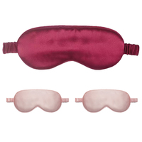 Masque de sommeil respirant, doux, confortable et écologique en soie 100% de grade 6A, 16 mommes, pour le bureau, les voyages, toutes saisons, occultant