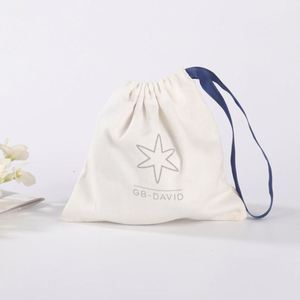 Sacs en coton et lin avec cordon de serrage, sacs d'expédition vierges pour rangement anti-poussière, impression de logo personnalisée, fournis par le fabricant - Product Image 4