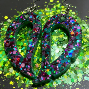 2oz 57g/Beutel Umweltfreundlicher PET 3D Chunky Glitzer 50 Stück MOQ 24 Farben Chunky Holographischer Glitzer für Nagelkunst/DIY-Basteleien - Product Image 2